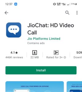 How to install JioChat Messaging App